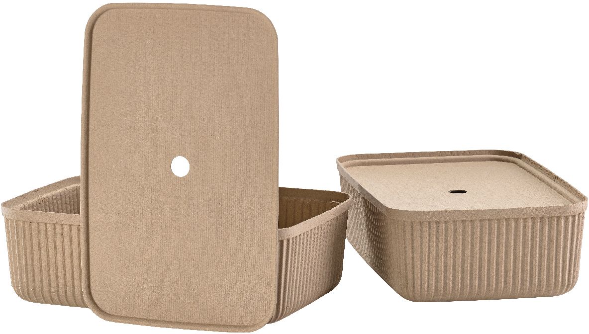 Zone Denmark Pulp récipient de salle de bain marron 31776