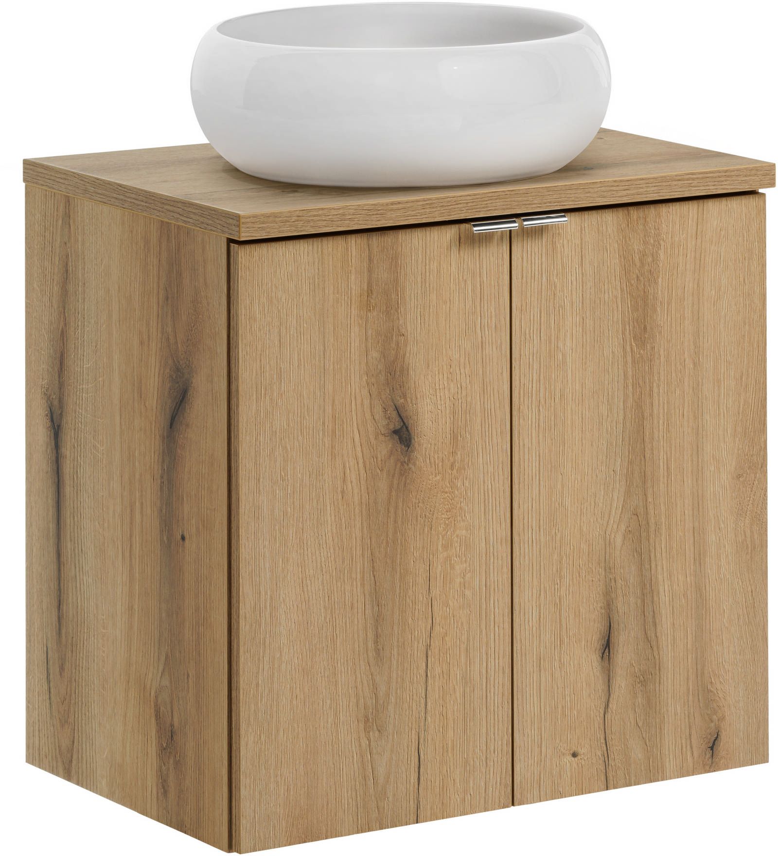 Set armoire Comad Nova Oak NOVA OAK A 82-60-2D, lavabo Comad Wiki UN-WIKI-SW, NOVA OAK A 89-60