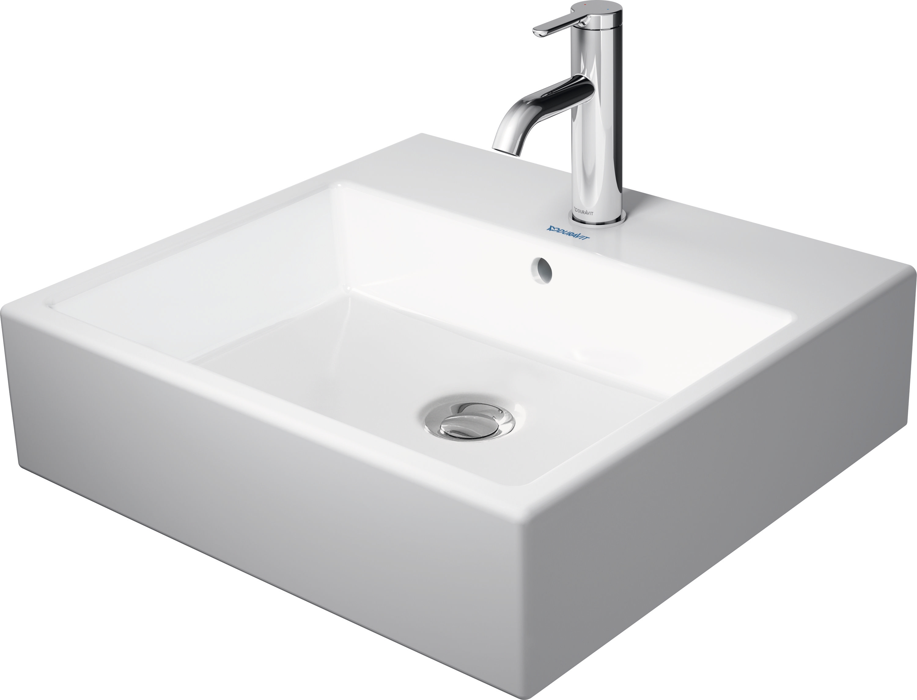 Duravit Vero Air lavabo 50x47 cm rectangulaire classique-de meuble blanc 2350500028