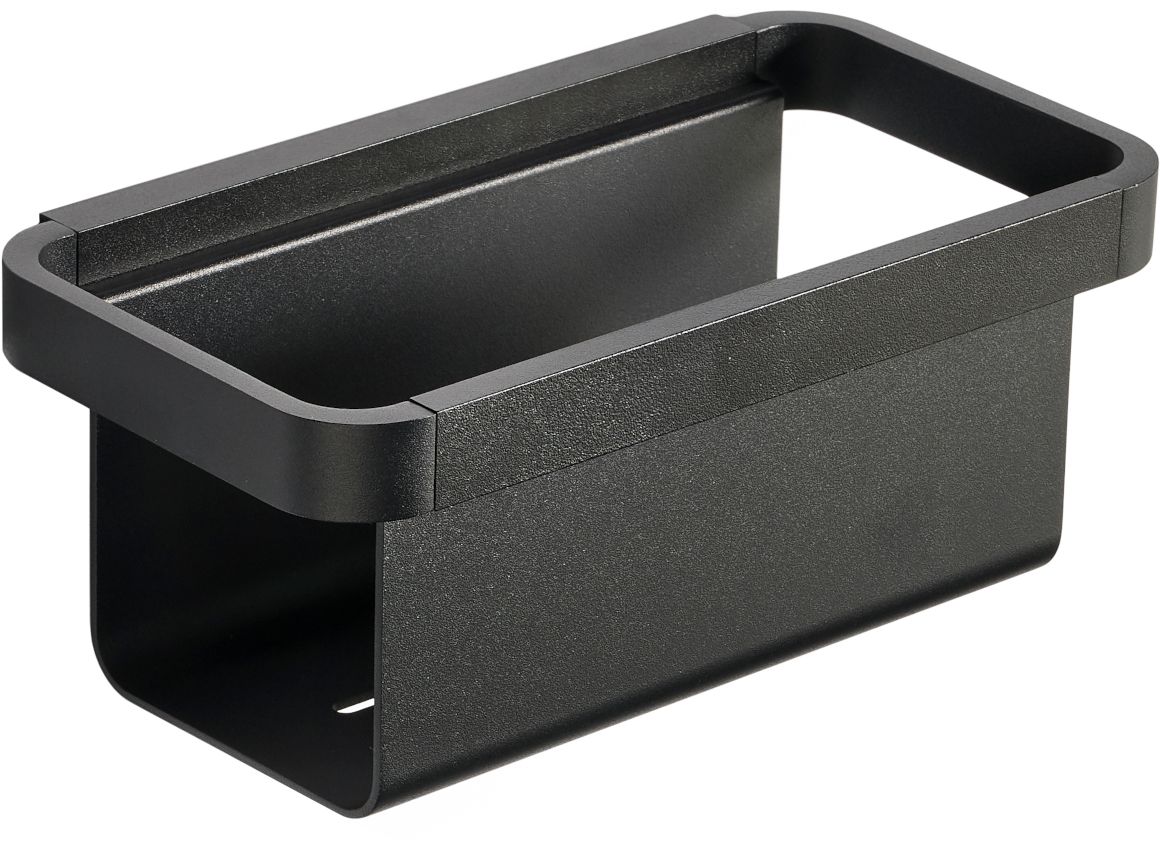 Zone Denmark Rim étagère de salle de bain 22 cm noir 14636