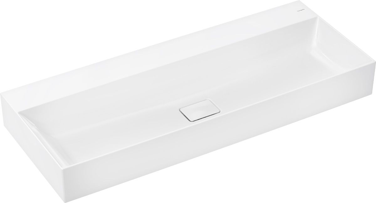 Hansgrohe Xevolos E lavabo 120x48 cm rectangulaire classique blanc brillant 61107450