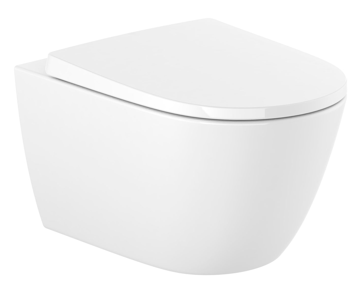 Roca Ona cuvette de wc suspendue oui oui blanc brillant A34668C000