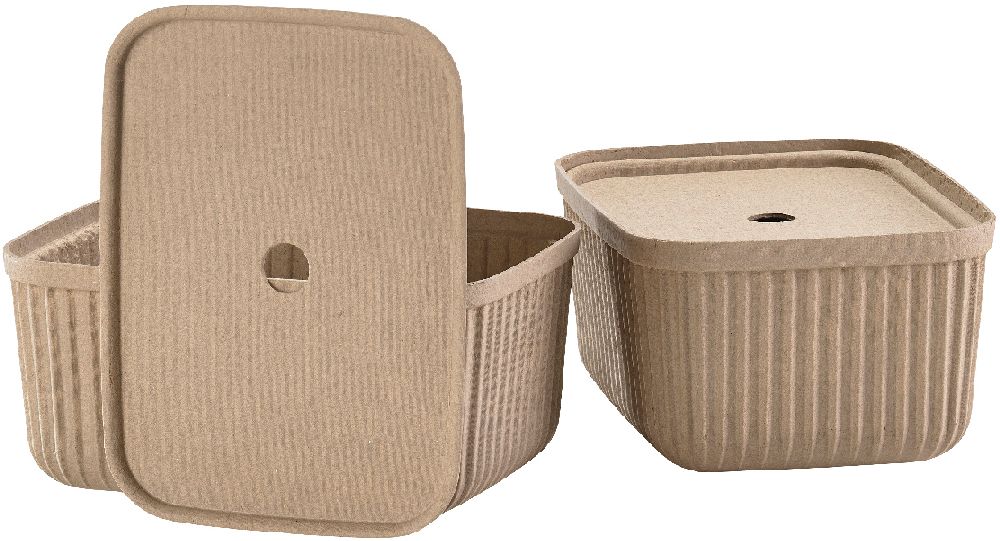 Zone Denmark Pulp récipient de salle de bain marron 31771