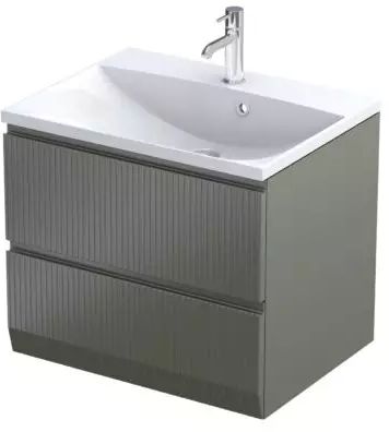 Oristo Brylant armoire 59.6x45.5x50 cm sous-lavabo suspendu OR36-SD2S-60-17R
