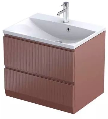 Oristo Brylant armoire 59.6x45.5x50 cm sous-lavabo suspendu OR36-SD2S-60-19R