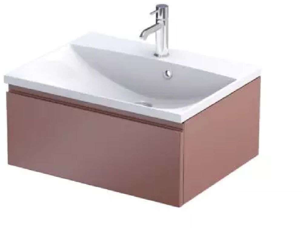 Oristo Brylant armoire 59.6x45.5x25 cm sous-lavabo suspendu OR36-SD1S-60-19