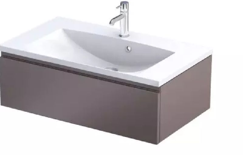 Oristo Brylant armoire 79.6x45.5x25 cm sous-lavabo suspendu beige OR36-SD1S-80-21