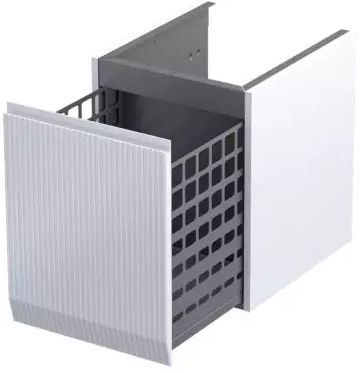 Oristo Brylant armoire 40x45.5x50 cm latérale suspendue blanc OR36-SN1S-40-2R