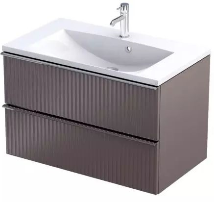 Oristo Etna armoire 79.6x45.5x50 cm sous-lavabo suspendu OR52-SD2S-80-21R