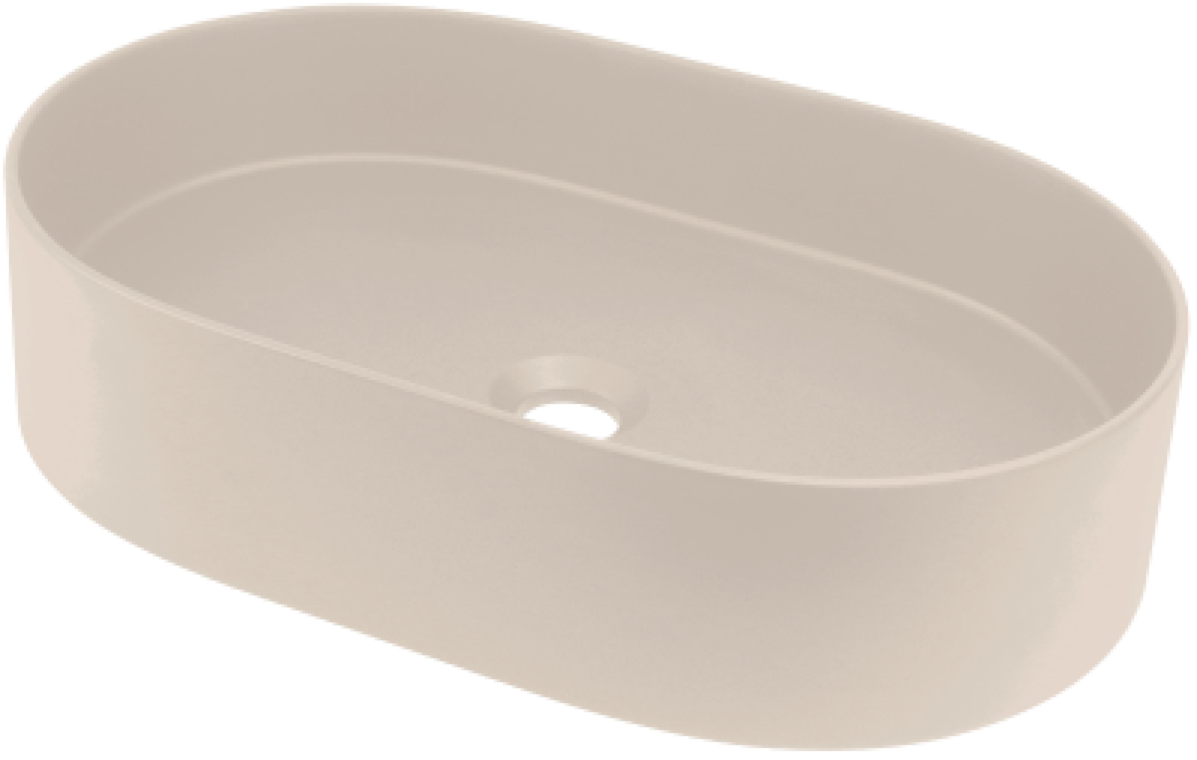 Deante Silia lavabo 55x35 cm ovale à poser marron/beige CQS_5U6S