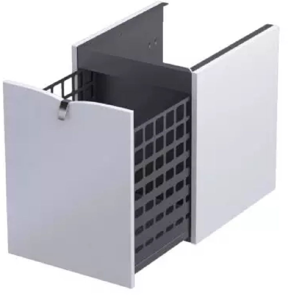 Oristo Siena armoire 40x45.5x50 cm latérale suspendue blanc OR45-SN1S-40-2