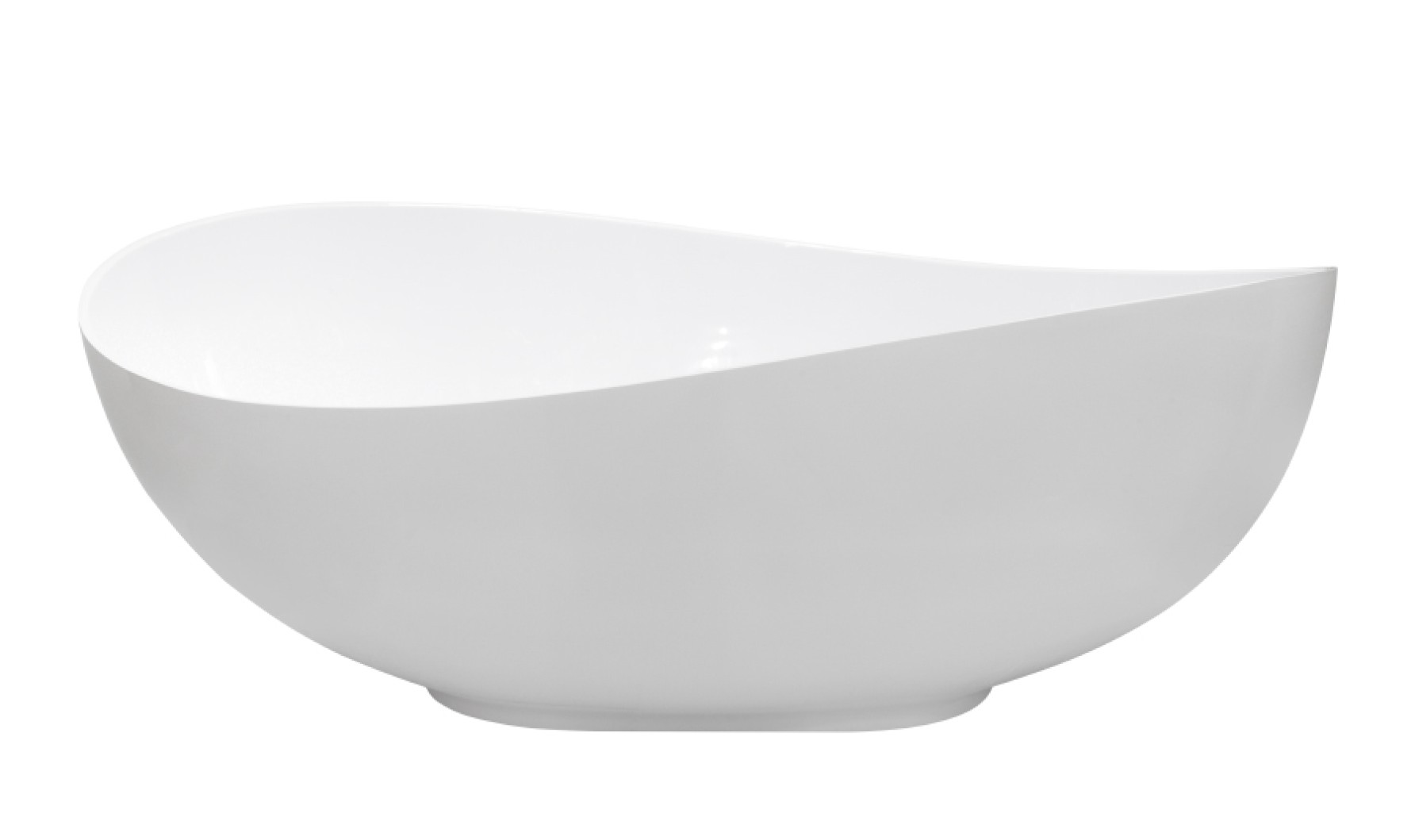 Besco Siya baignoire autoportante 171.5x101 cm ovale blanc #WMMB-172SKW