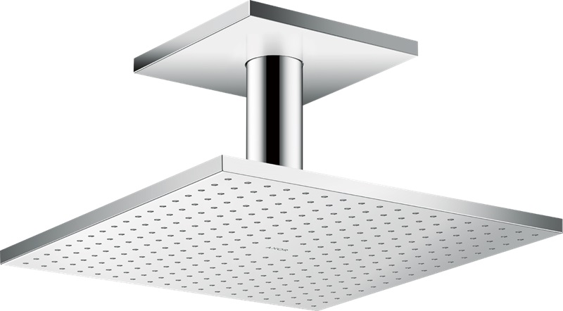 Axor ShowerSolutions douche à effet de pluie avec bras 30x30 cm carrée chrome 35320000
