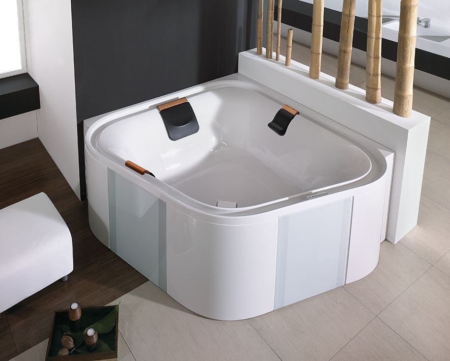 Hoesch Ergo+ baignoire autoportante 164x164 cm blanc 6443.010305550