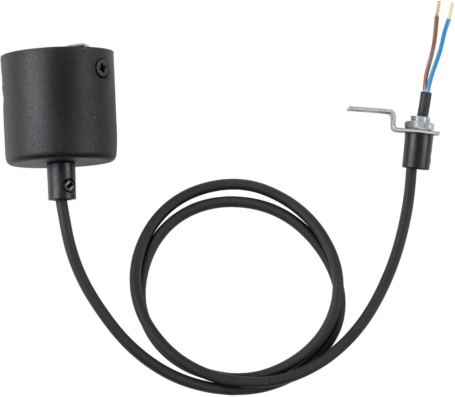 TK Lighting Tracer câble d'alimentation noir 5302