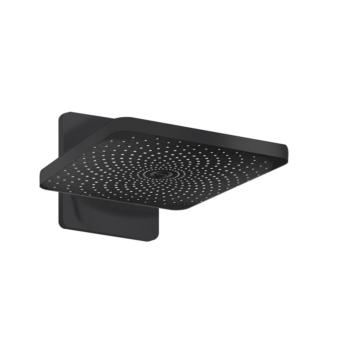 Oltens Vann douche à effet de pluie 26x26 cm carrée noir mat 37008300