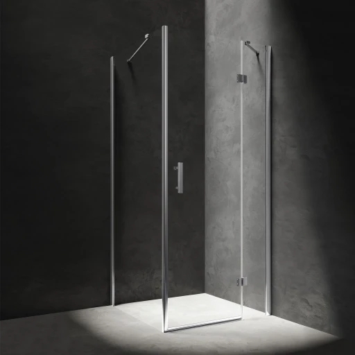 Omnires Manhattan cabine de douche 90x80 cm rectangulaire chrome brillant/verre transparent MH9080CRTR