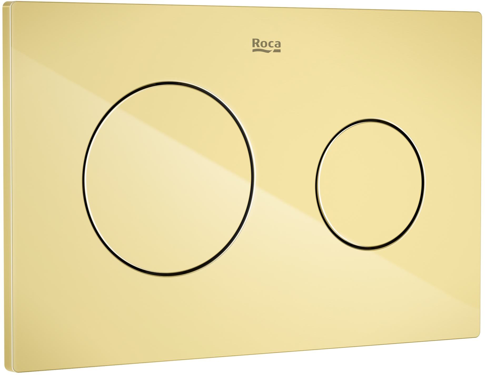 Roca PL bouton de chasse d'eau pour WC doré A8901890G0