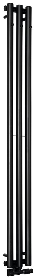 Sapho Pilon radiateur de salle de bain décoratif 180x19.6 cm noir IZ128T