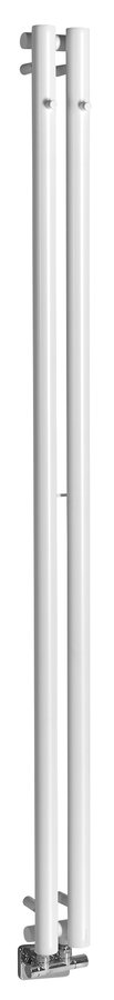 Sapho Pilon radiateur de salle de bain décoratif 180x12.2 cm blanc IZ125T
