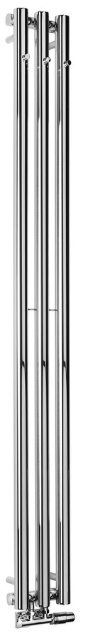 Sapho Pilon radiateur de salle de bain 180x19.6 cm chrome IZ126T