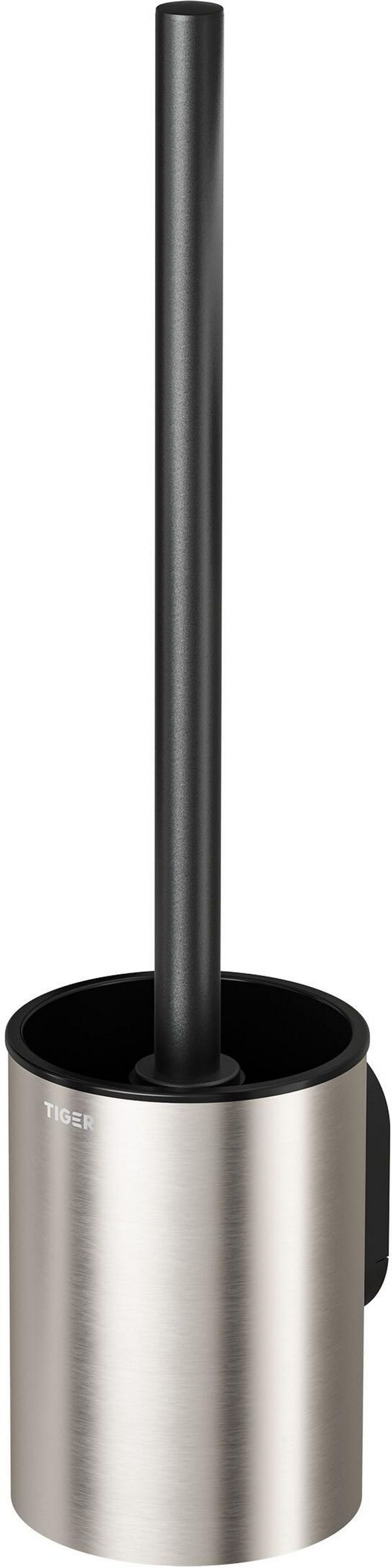 Tiger Ace brosse wc adhésif acier 800597