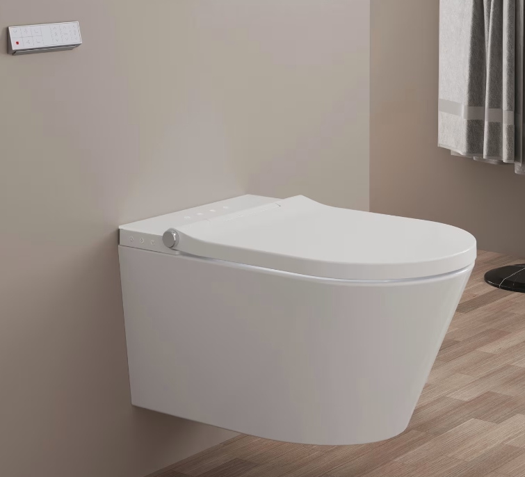 Kronenbach Tube toilette lavante suspendue sans collerette oui blanc KB15104TU