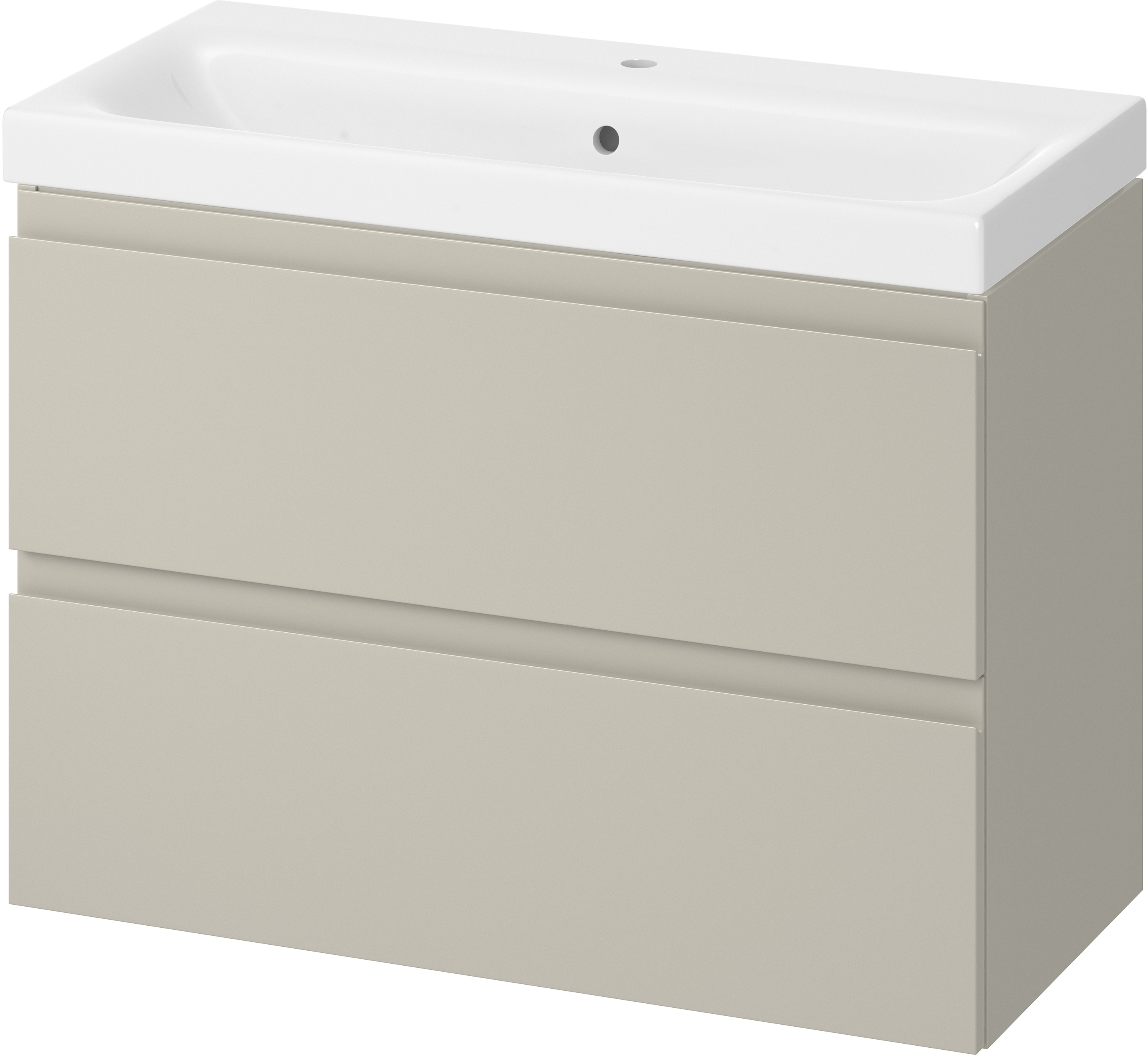 Cersanit Moduo lavabo avec meuble 80 cm beige S801-595