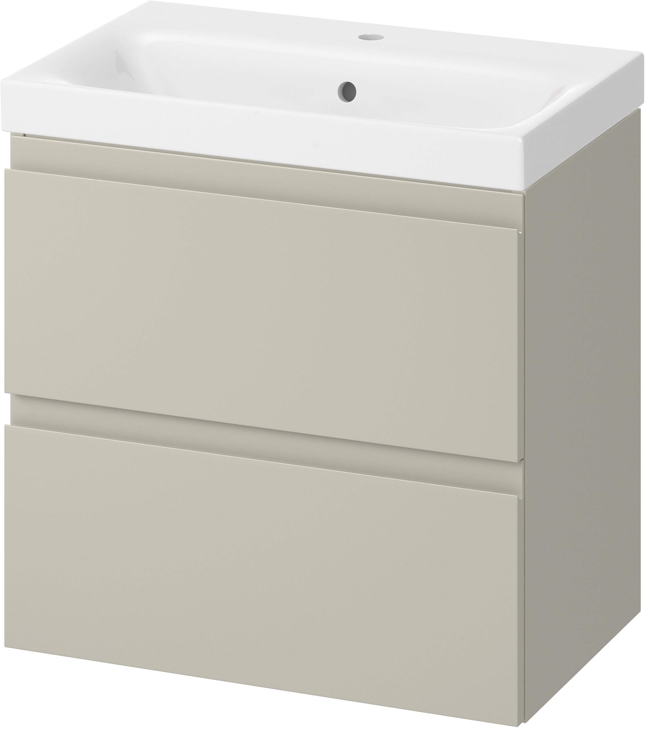 Cersanit Moduo lavabo avec meuble 60 cm beige S801-594