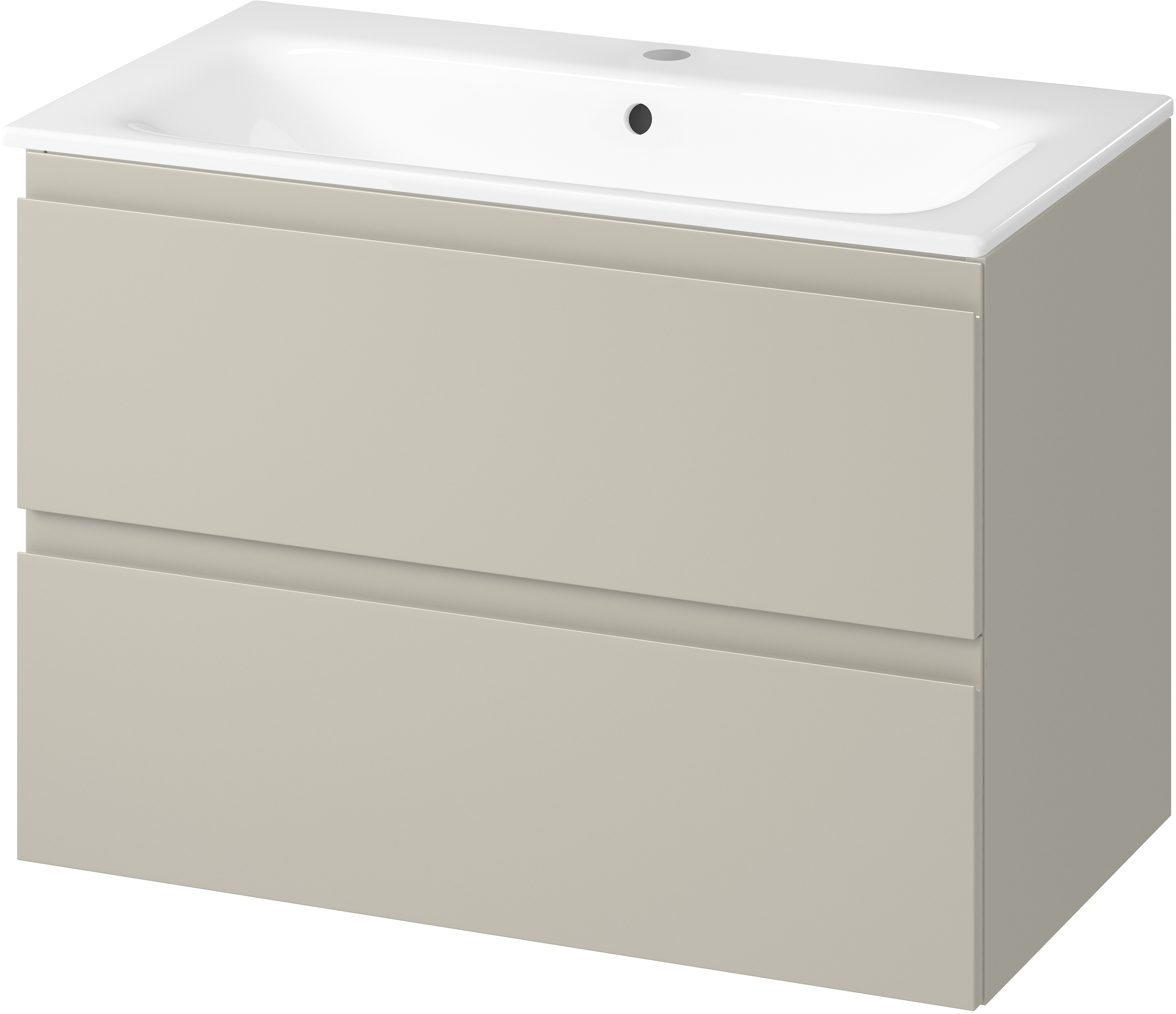 Cersanit Moduo lavabo avec meuble 80 cm beige S801-592