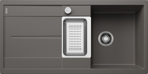 Blanco Metra 6 S évier en granit 100x50 cm gris/graphite/onyx 527299