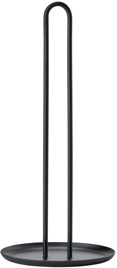 Zone Denmark Singles support pour essuie-tout 14.5x14.5x32 cm noir 330464