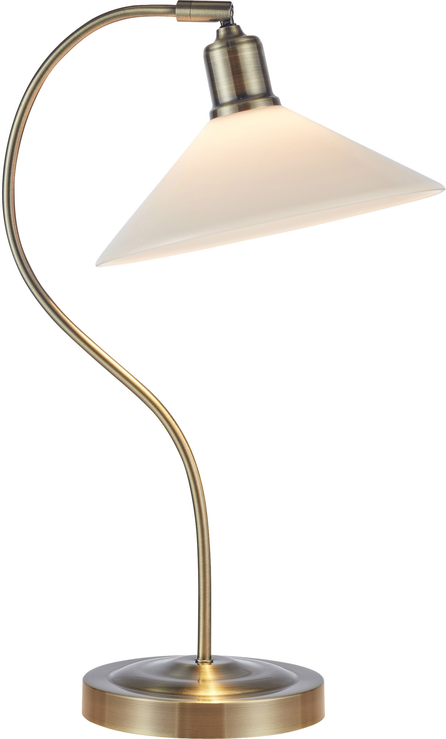 Markslöjd Vela lampe de table 1x40 W blanc-laiton 108863