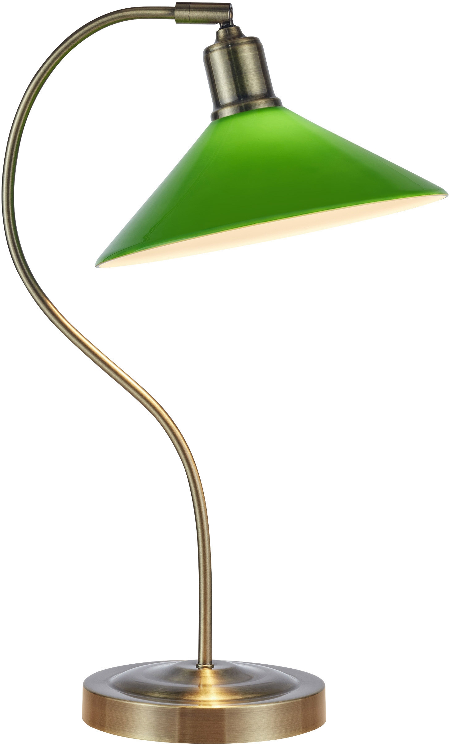 Markslöjd Vela lampe de table 1x40 W laiton-vert 108864