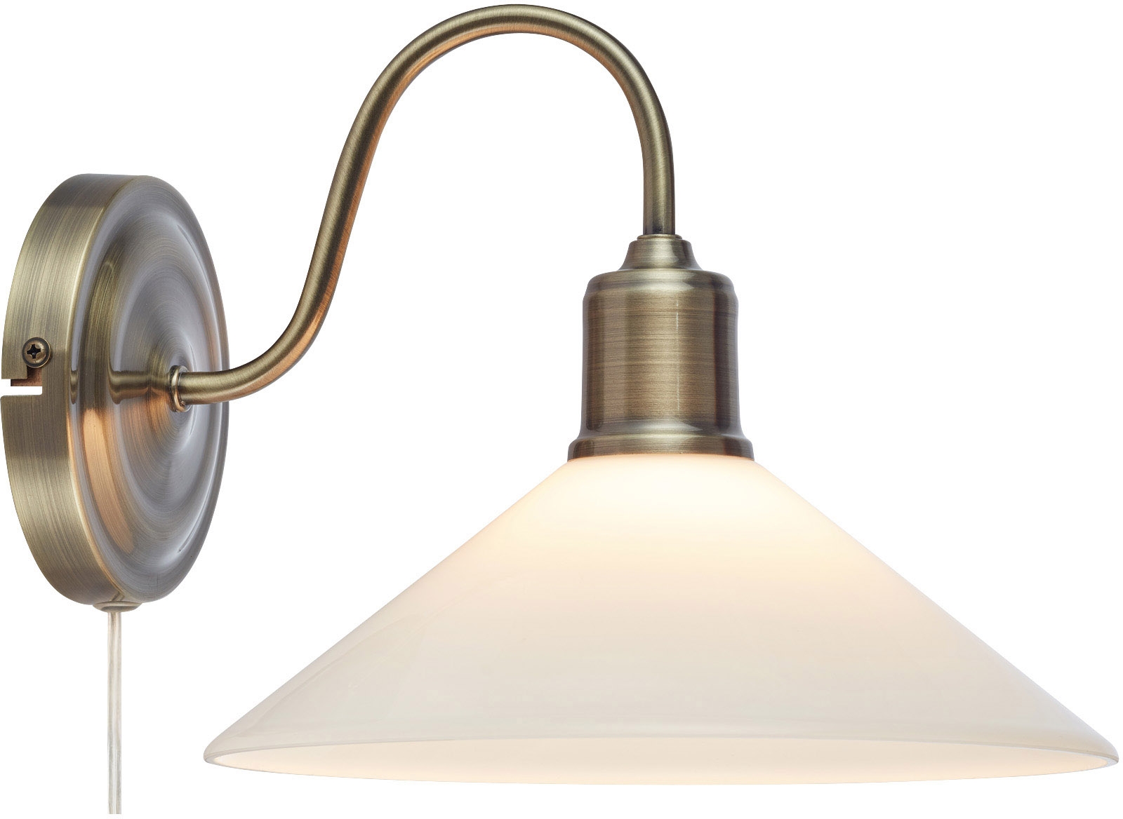 Markslöjd Vela applique murale 1x40 W blanc-laiton 108865