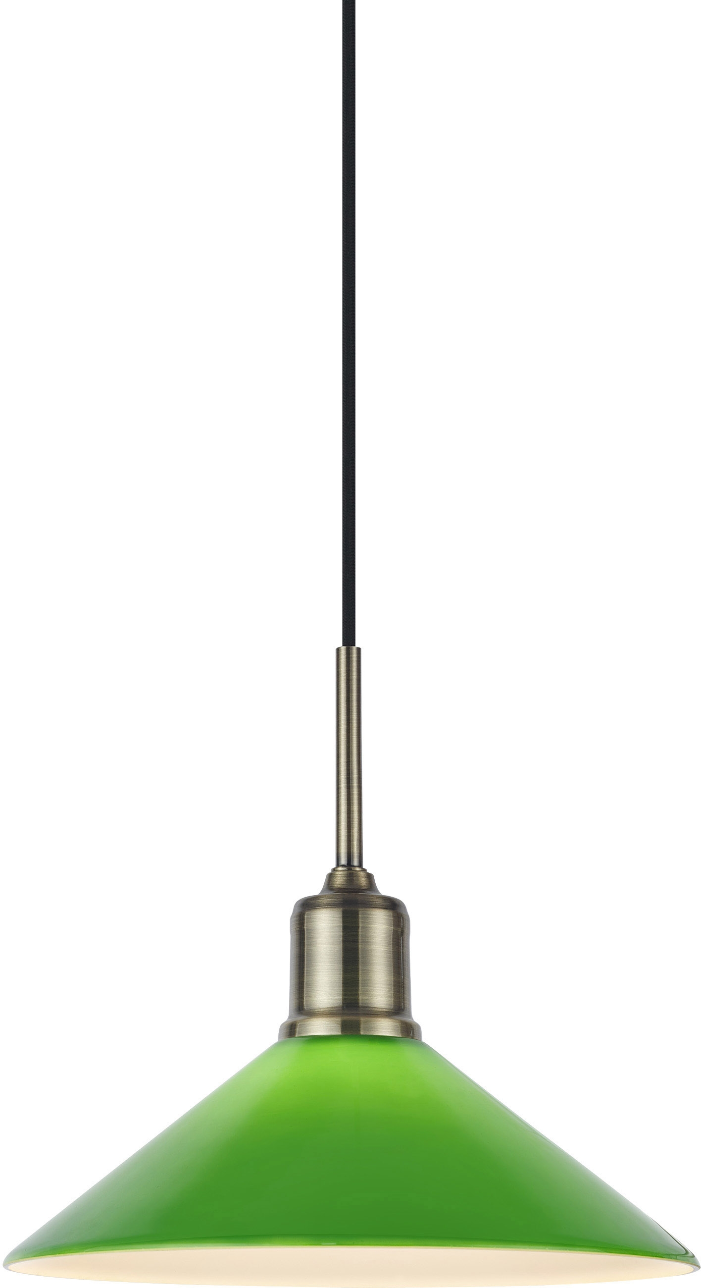 Markslöjd Vela lampe suspendue 1x40 W laiton-vert 108868