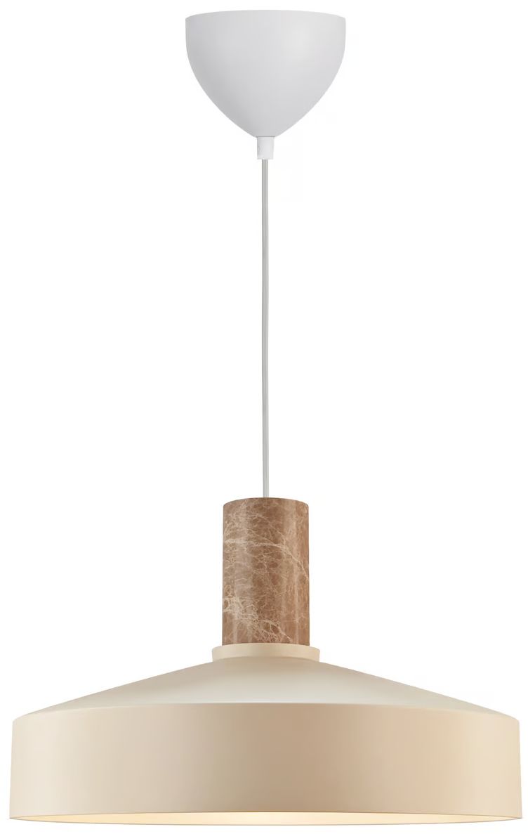 Nordlux Elvas marble lampe suspendue 1x60 W beige 2512013009