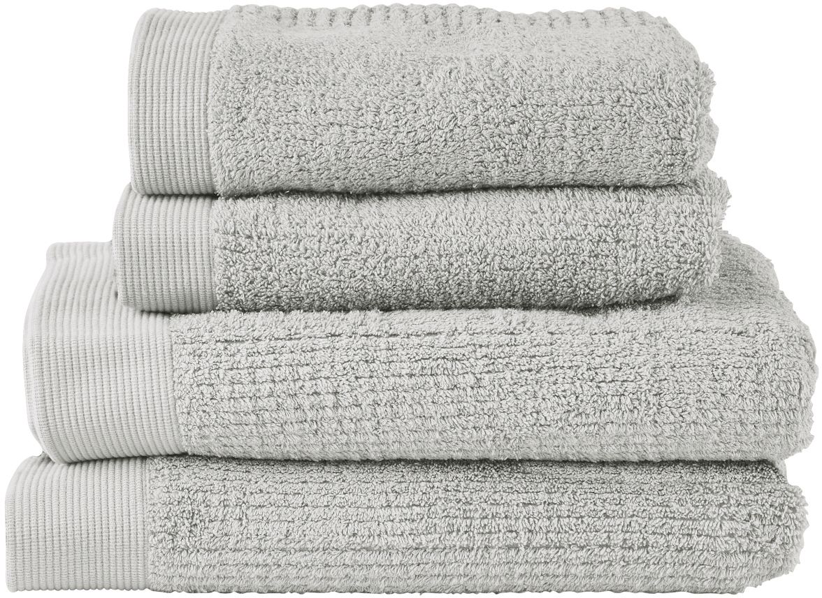 Zone Denmark Classic lot de serviettes 140x70 cm coton gris 25483