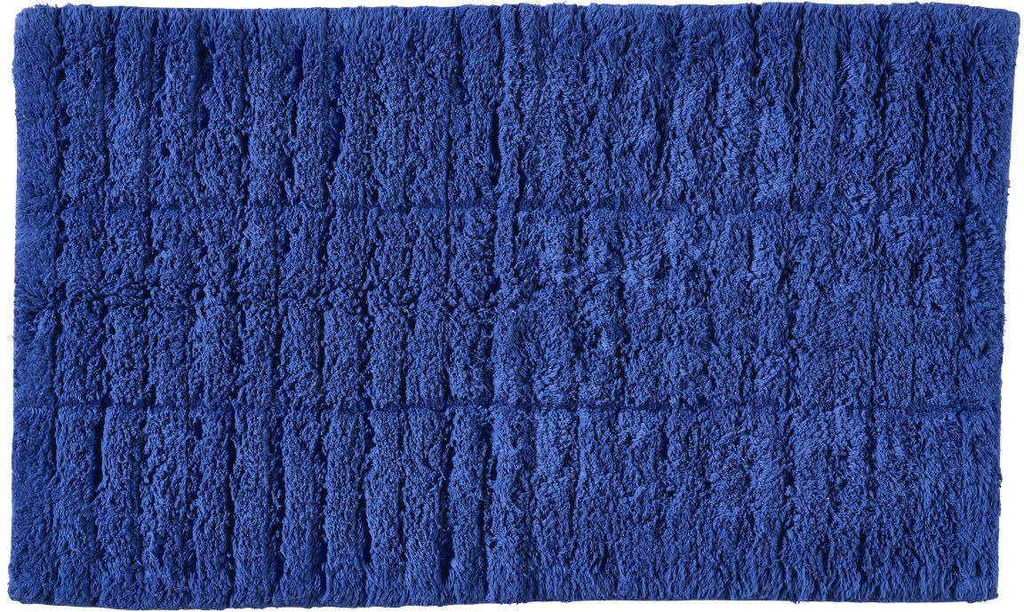 Zone Denmark Tiles tapis de bain 80x50 cm rectangulaire bleu 31574