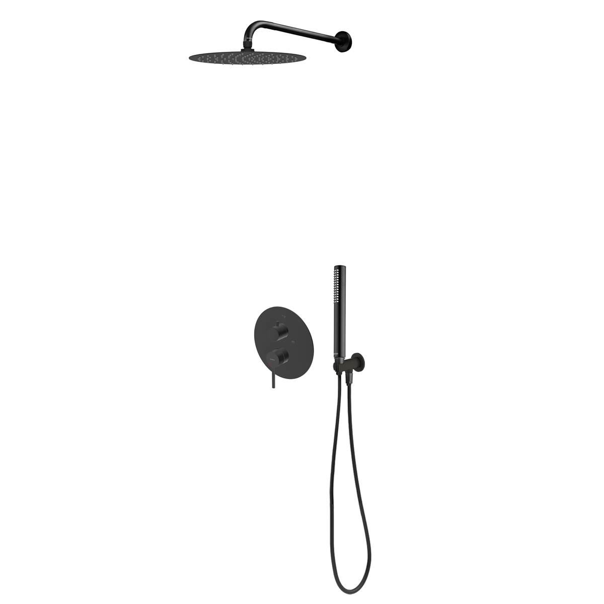 Set mitigeur bain-douche Oltens Rann 34111300, douche à effet de pluie Oltens Vindel 37000300, 39400300, 39304300, 37102300, 37200300