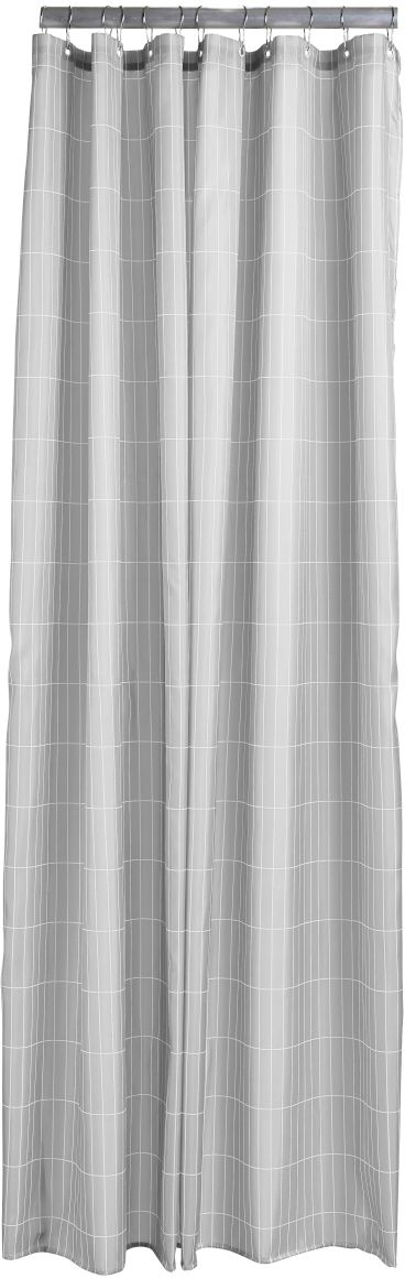 Zone Denmark Tiles rideau de douche 200x180 cm gris 331844