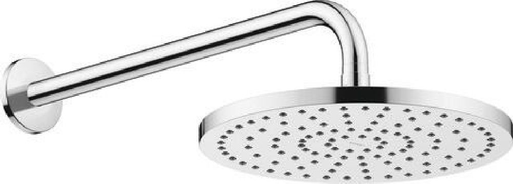 Duravit Universal douche à effet de pluie avec bras 25x25 cm ronde chrome UV0752001010