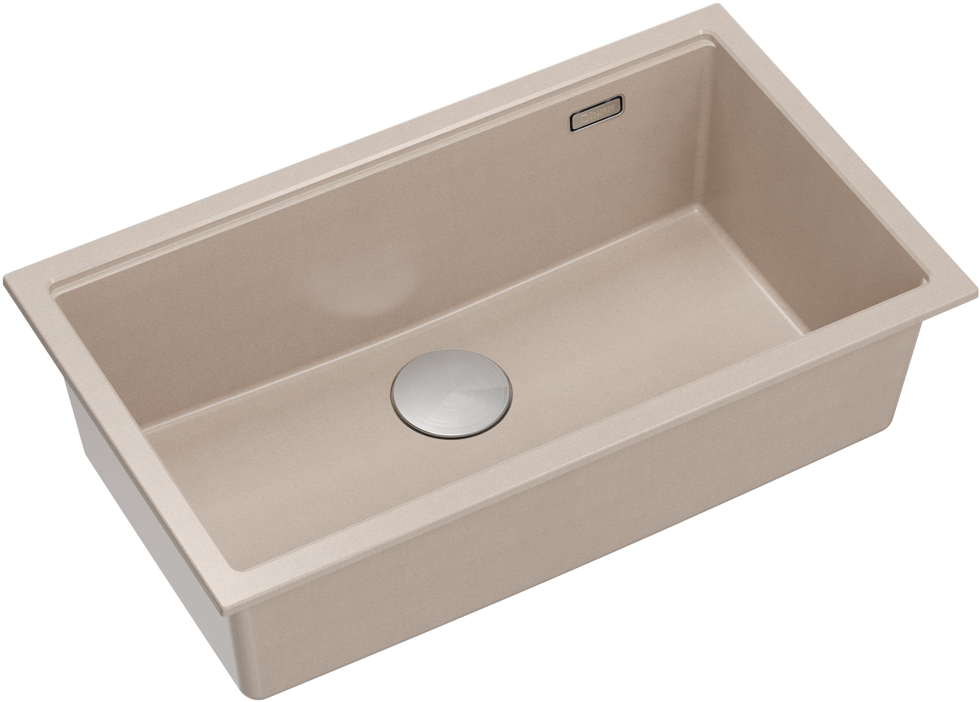 Quadron Logan évier graniteq 76x45 cm beige HQD7644U2_BS_U