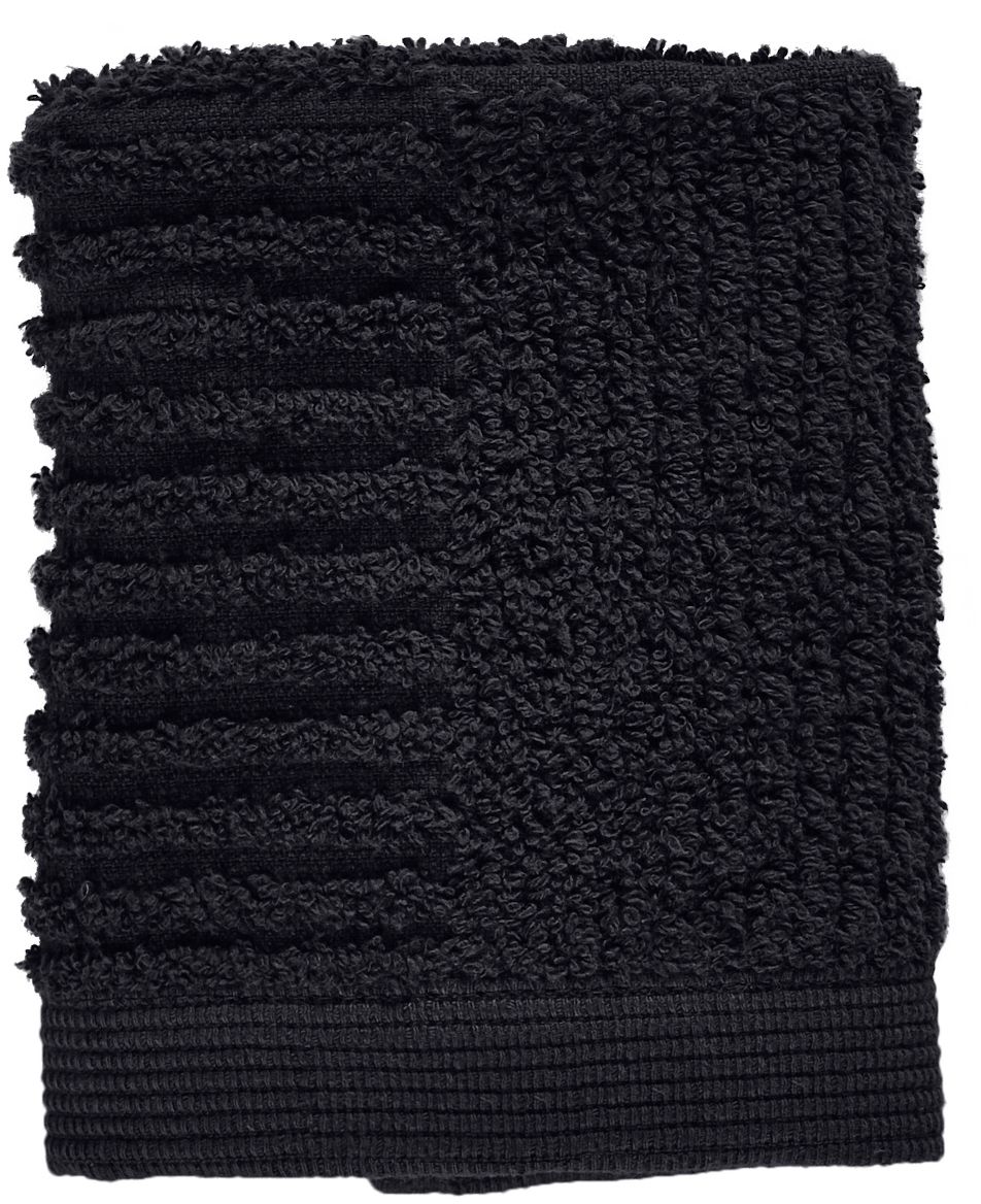Zone Denmark Classic serviette 30x30 cm coton noir 330492