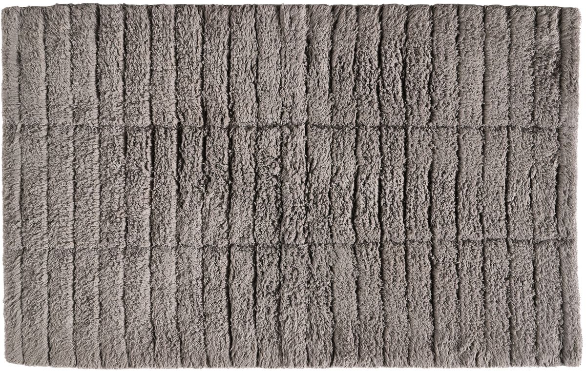 Zone Denmark Tiles tapis de bain 80x50 cm rectangulaire gris 13534