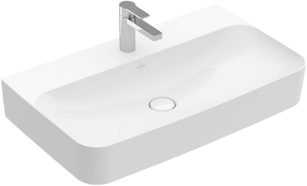 Villeroy & Boch Finion lavabo 80x47 cm rectangulaire classique blanc 416884RW