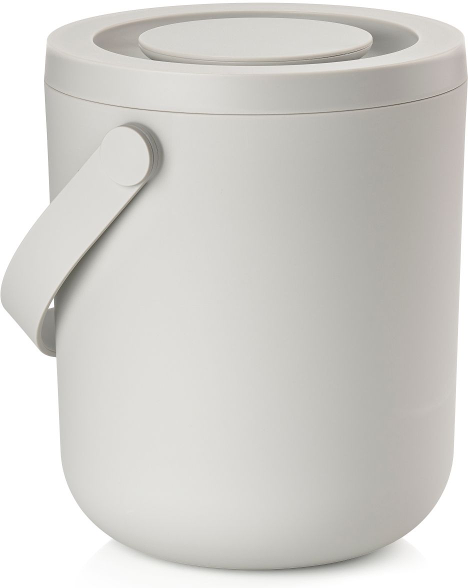 Zone Denmark Circular poubelle 3 l gris 23205