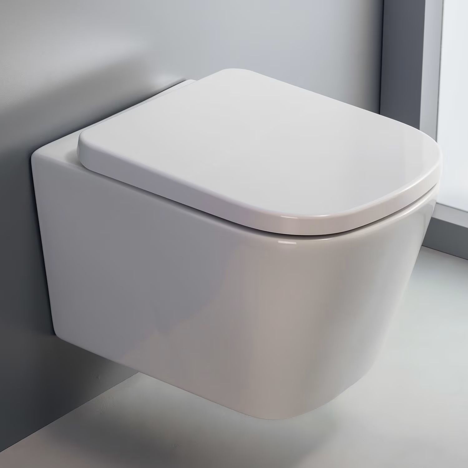 Kronenbach Cube cuvette de wc suspendue oui blanc KB15500CU