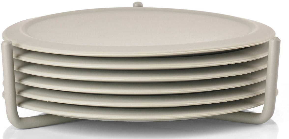 Zone Denmark Singles sous-verres 10x10x3.1 cm beige 332062