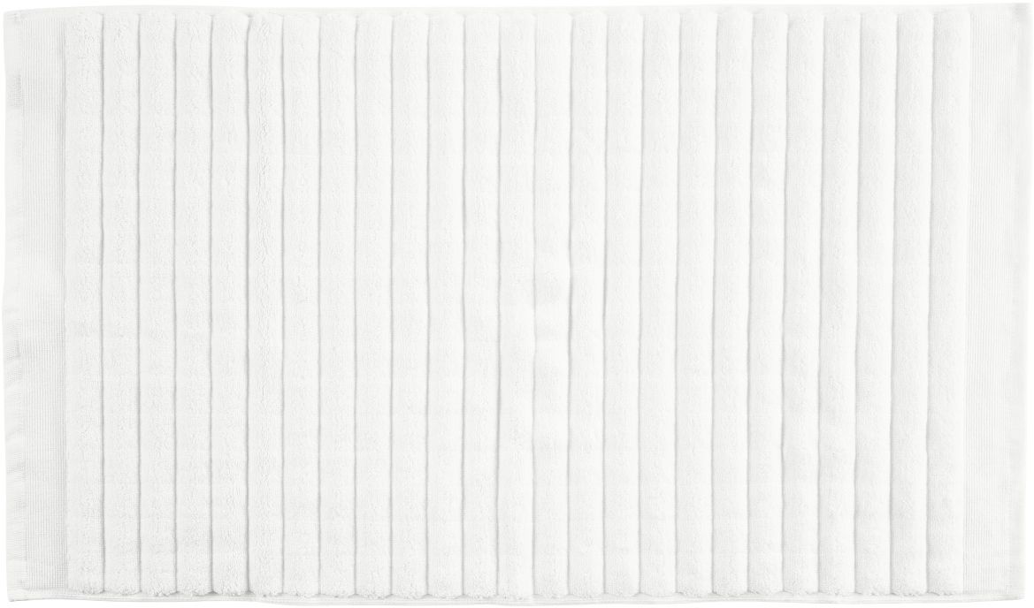 Zone Denmark Inu tapis de bain 80x50 cm rectangulaire blanc 28251